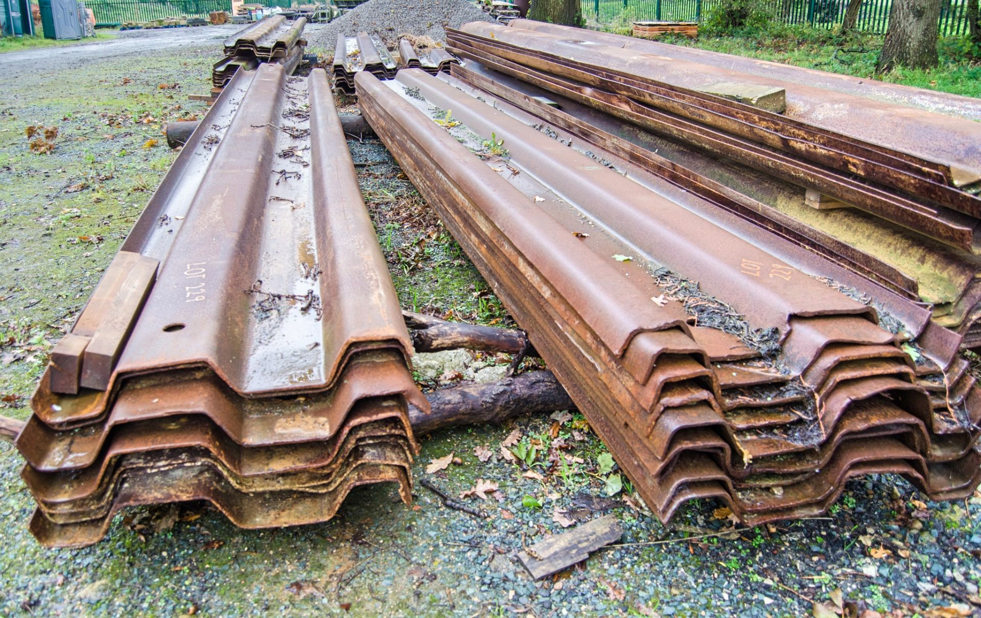 19 - 16ft x 2ft steel sheet piles - Image 2 of 2