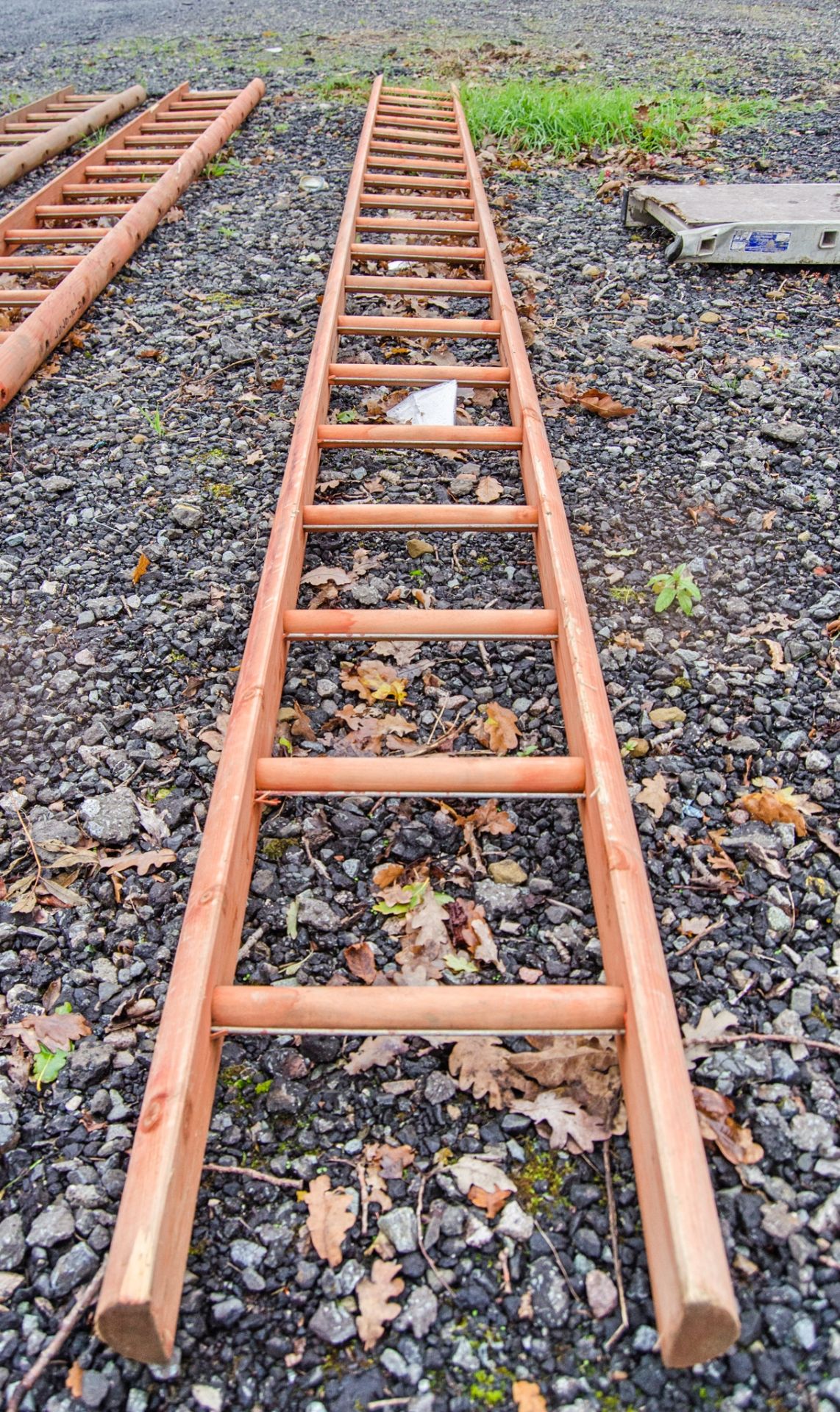 Wooden pole ladder A1226237