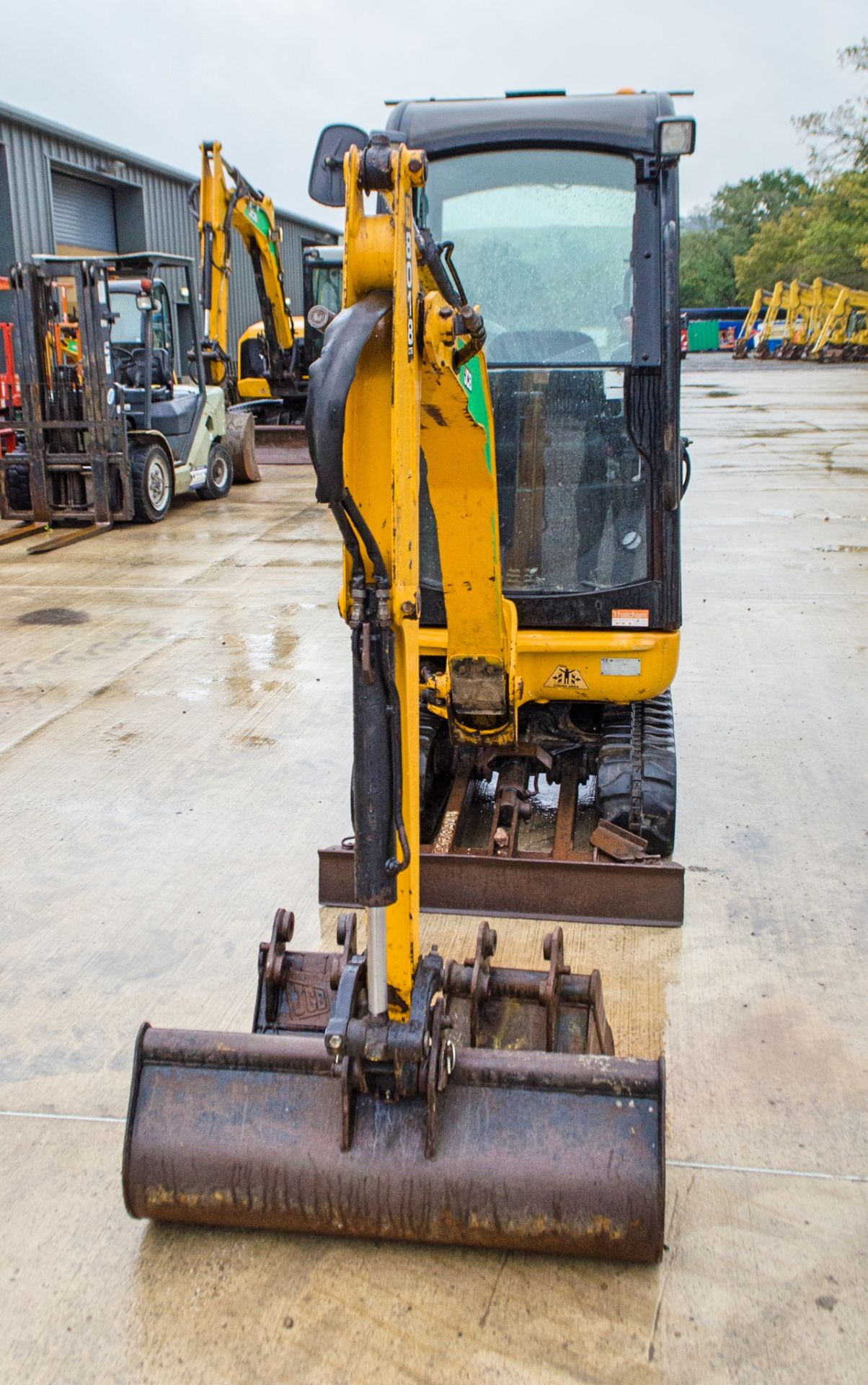 JCB 8018 CTS 1.5 tonne rubber tracked mini excavator Year: 2016 S/N: 2497627 Recorded Hours: 2351 - Image 5 of 26