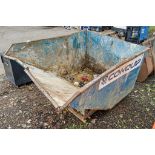 Conquip steel tipping skip CW77634