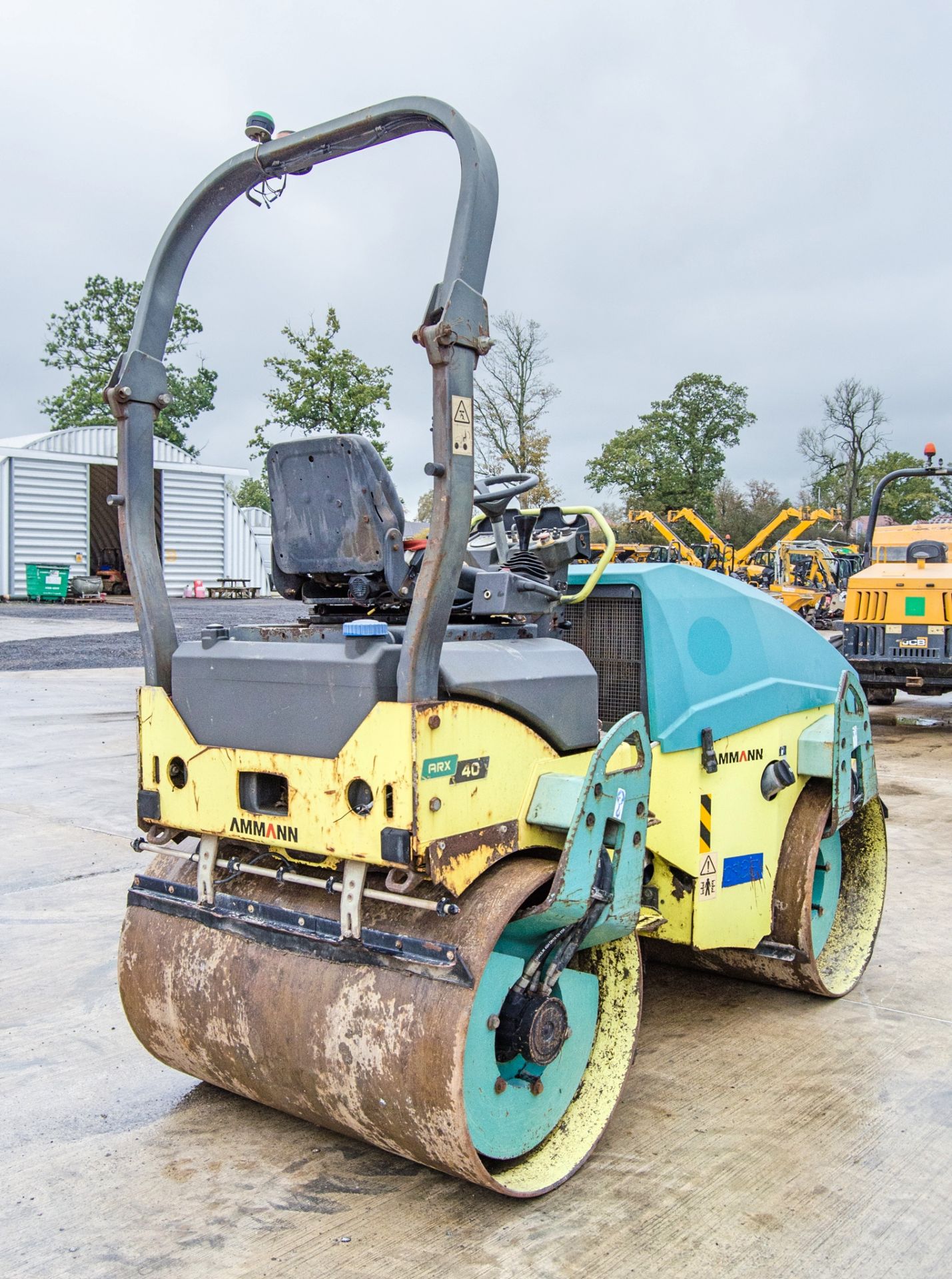 Ammann ARX40 tandem axle ride on roller Year: 2013 S/N: 40127 Recorded Hours: Not displayed (Clock - Image 3 of 18