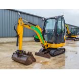 JCB 8018 CTS 1.5 tonne rubber tracked mini excavator Year: 2016 S/N: 2497627 Recorded Hours: 2351