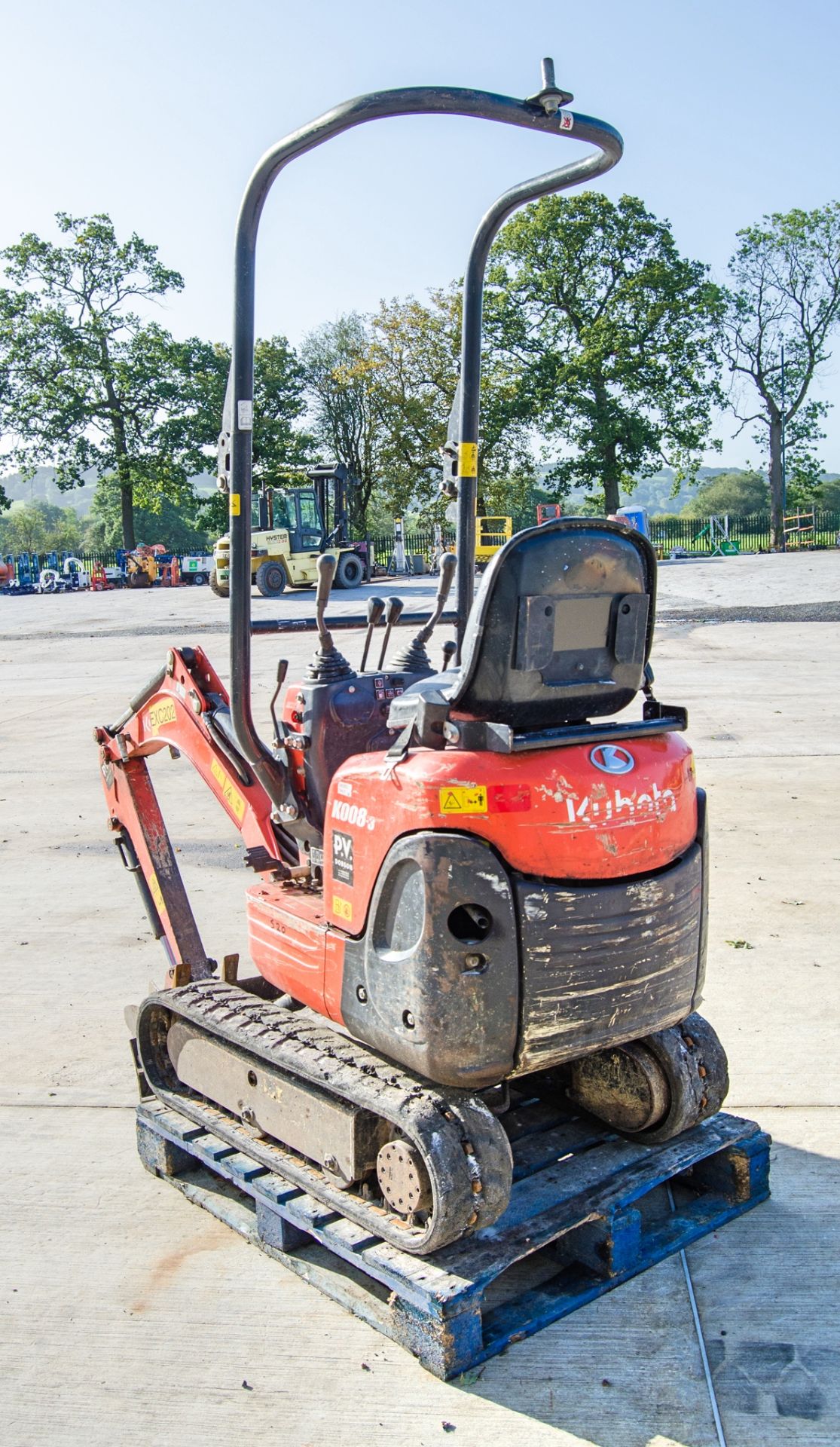 Kubota KX008-3 0.8 tonne rubber tracked micro excavator Year: 2019 S/N: 31814 Recorded Hours: 1318 - Image 4 of 25