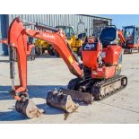 Kubota U10-3 1 tonne rubber tracked micro excavator Year: 2017 S/N: 28580 Recorded Hours: 2257