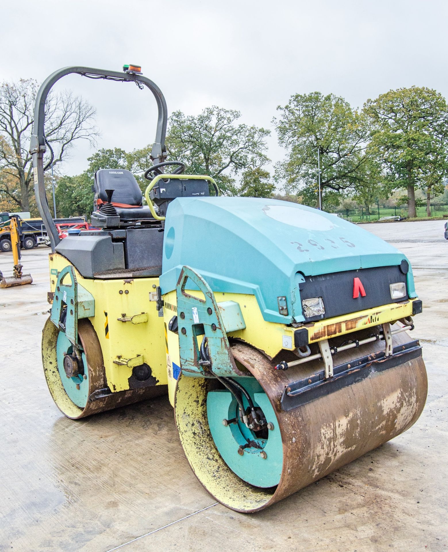 Ammann ARX40 tandem axle ride on roller Year: 2013 S/N: 40127 Recorded Hours: Not displayed (Clock - Image 2 of 18