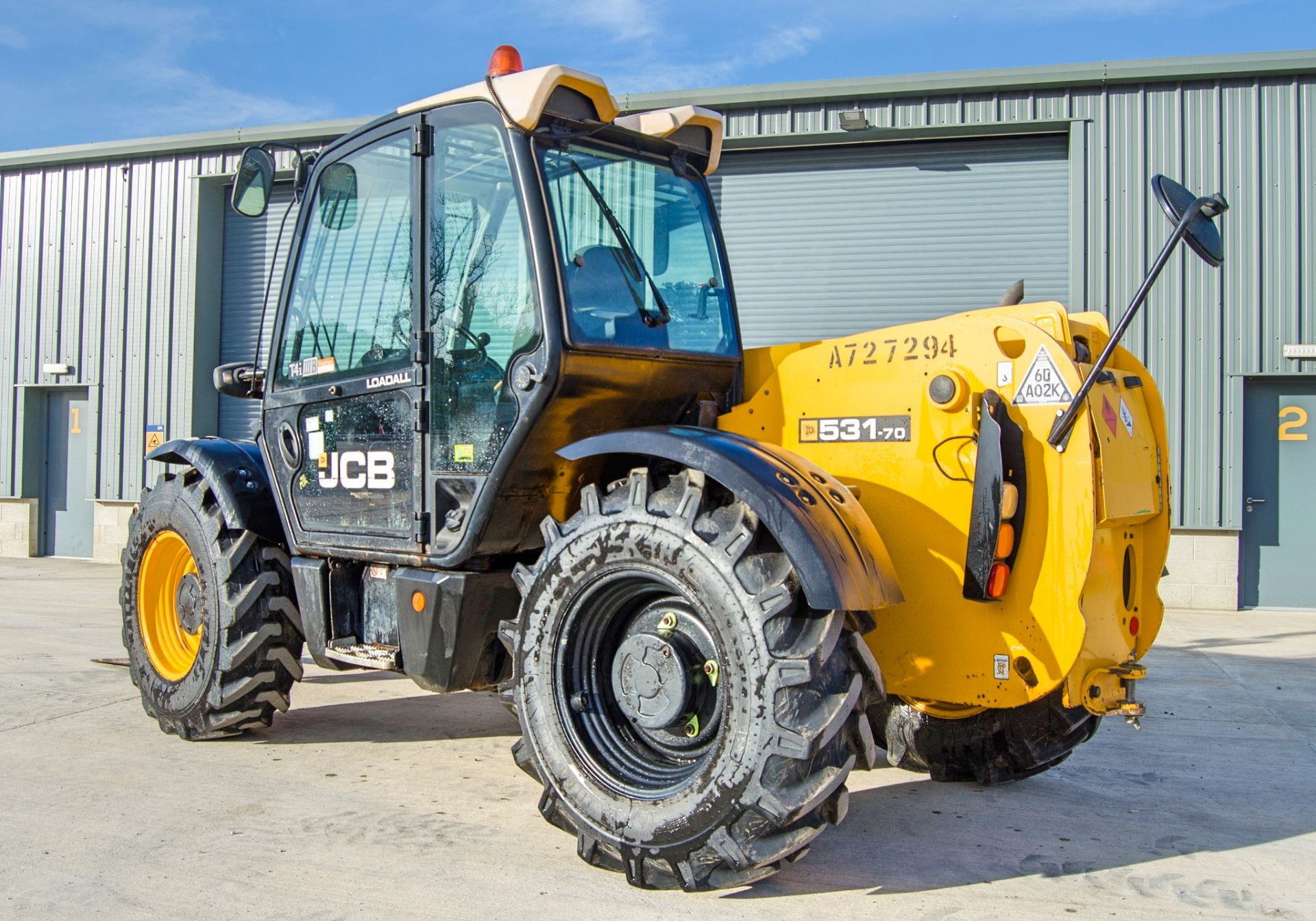 JCB 531-70 7 metre telescopic handler Year: 2016 S/N: 2461247 Recorded Hours: 2470 A727294 - Image 3 of 23