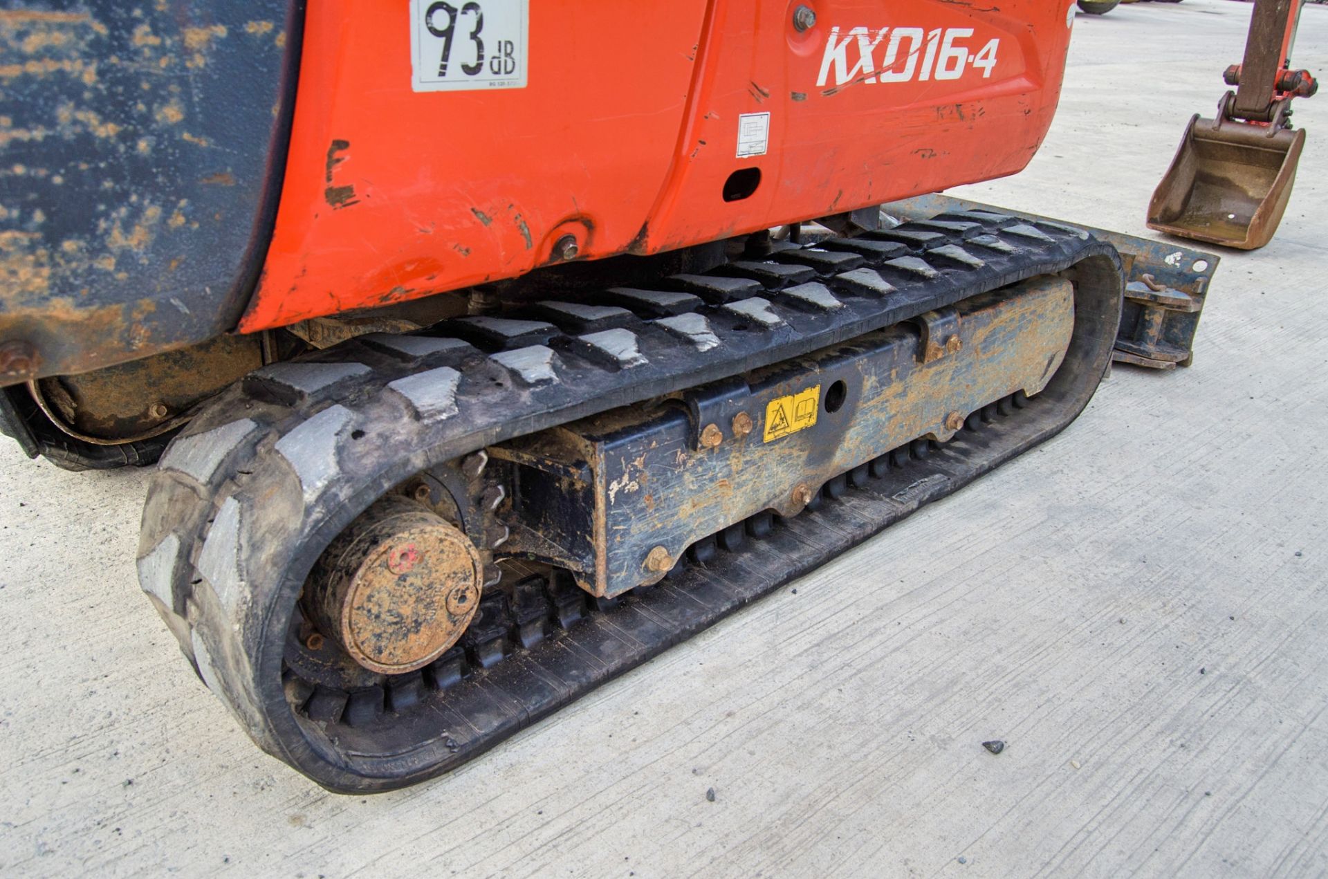 Kubota KX016-4 1.5 tonne rubber tracked mini excavator Year: 2017 S/N: 61111 Recorded Hours: 2408 - Image 12 of 27