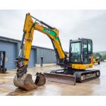 JCB 85 Z-1 Eco 8.5 tonne rubber tracked excavator Year: 2017 S/N: 2501028 Recorded Hours: 4260