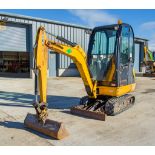 JCB 8018 CTS 1.5 tonne rubber tracked mini excavator Year: 2017 S/N: 2583539 Recorded Hours: 1689