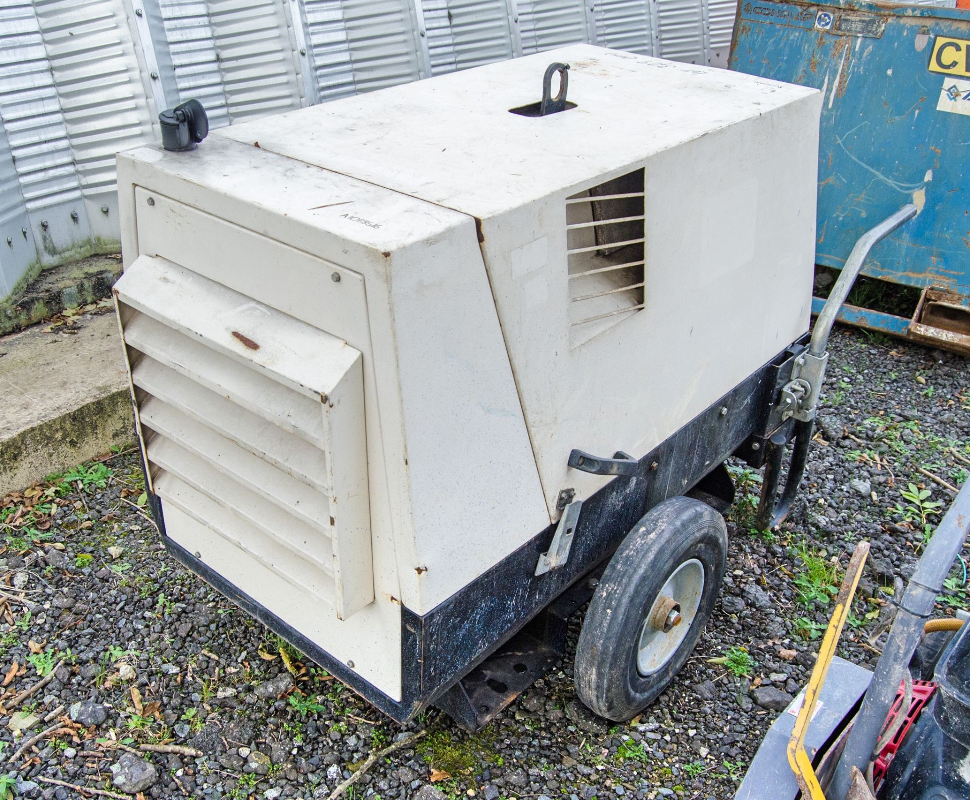 MHM MG1000-SSK-V diesel driven 10 kva generator S/N: 229190028 Recorded hours: 3484 A1088516 - Image 2 of 5