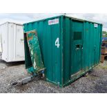 Britcab 12ft x 8ft anti-vandal mobile welfare site unit Comprising of: canteen area, toilet &