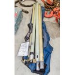 Earth pole set c/w carry bag