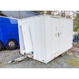 12ft x 8ft steel anti vandal fast tow mobile welfare site unit Comprising of: Canteen area, toilet &