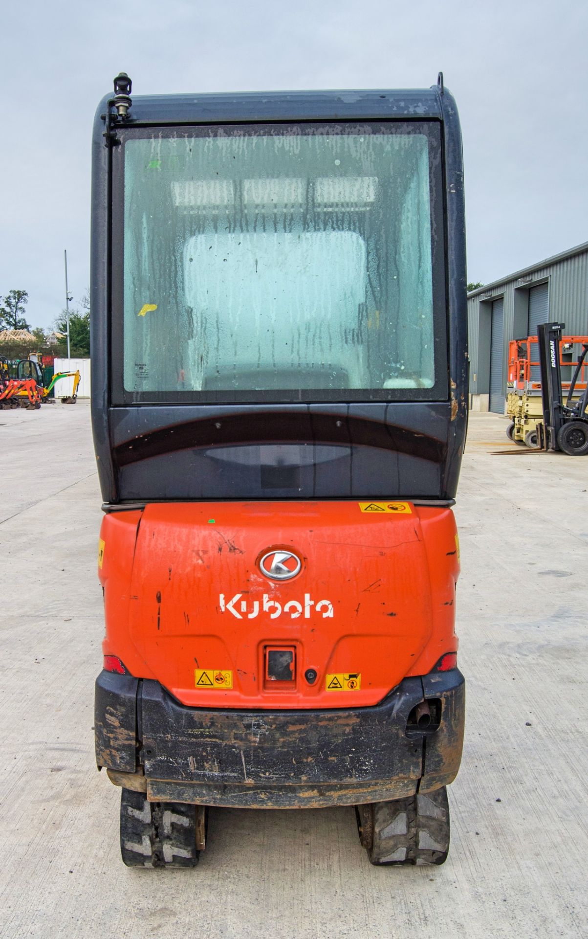 Kubota KX016-4 1.5 tonne rubber tracked mini excavator Year: 2017 S/N: 61111 Recorded Hours: 2408 - Image 6 of 27