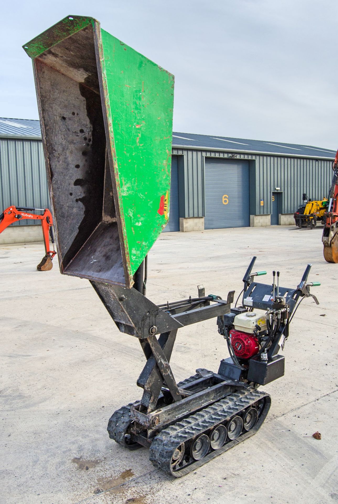 Honda TD500HL 500kg petrol driven rubber tracked hi-tip dumper A786915 - Image 11 of 16