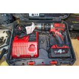 Milwaukee M18 BPD 18v cordless power drill c/w battery, charger and carry case AS6992