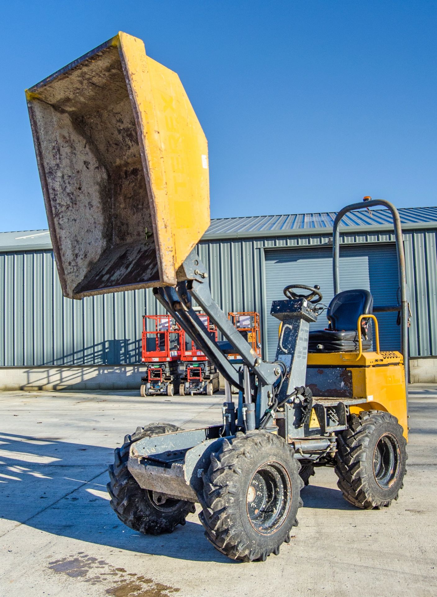 Terex TA1EH 1 tonne hi-tip dumper Year: 2015 S/N: EF4NY2398 Recorded Hours: 1369 S8956 - Image 9 of 24