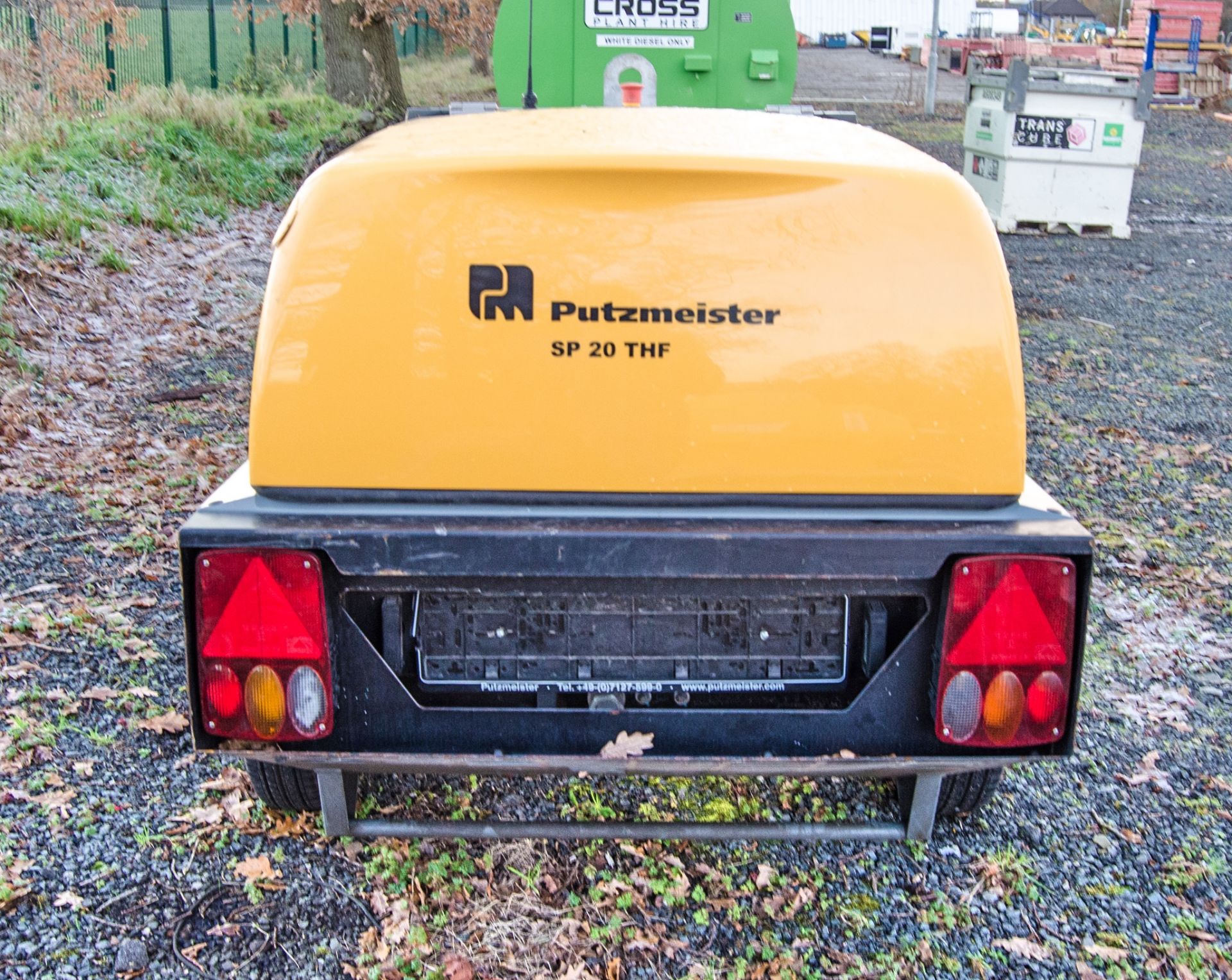 Putzmeister SP20 THF diesel driven fast tow concrete screed pump Year: 2020 S/N: 397385 Recorded - Image 6 of 10