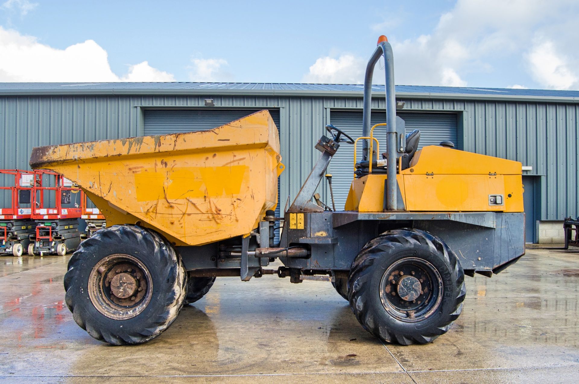 Terex TA6 6 tonne straight skip dumper Year: 2014 S/N: EE1PH4948 Recorded Hours: Not displayed ( - Image 8 of 23