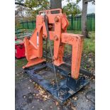 Agrimac 3700kg MK2 pipe lifter to suit excavator c/w headstock and safety transport frame Pin