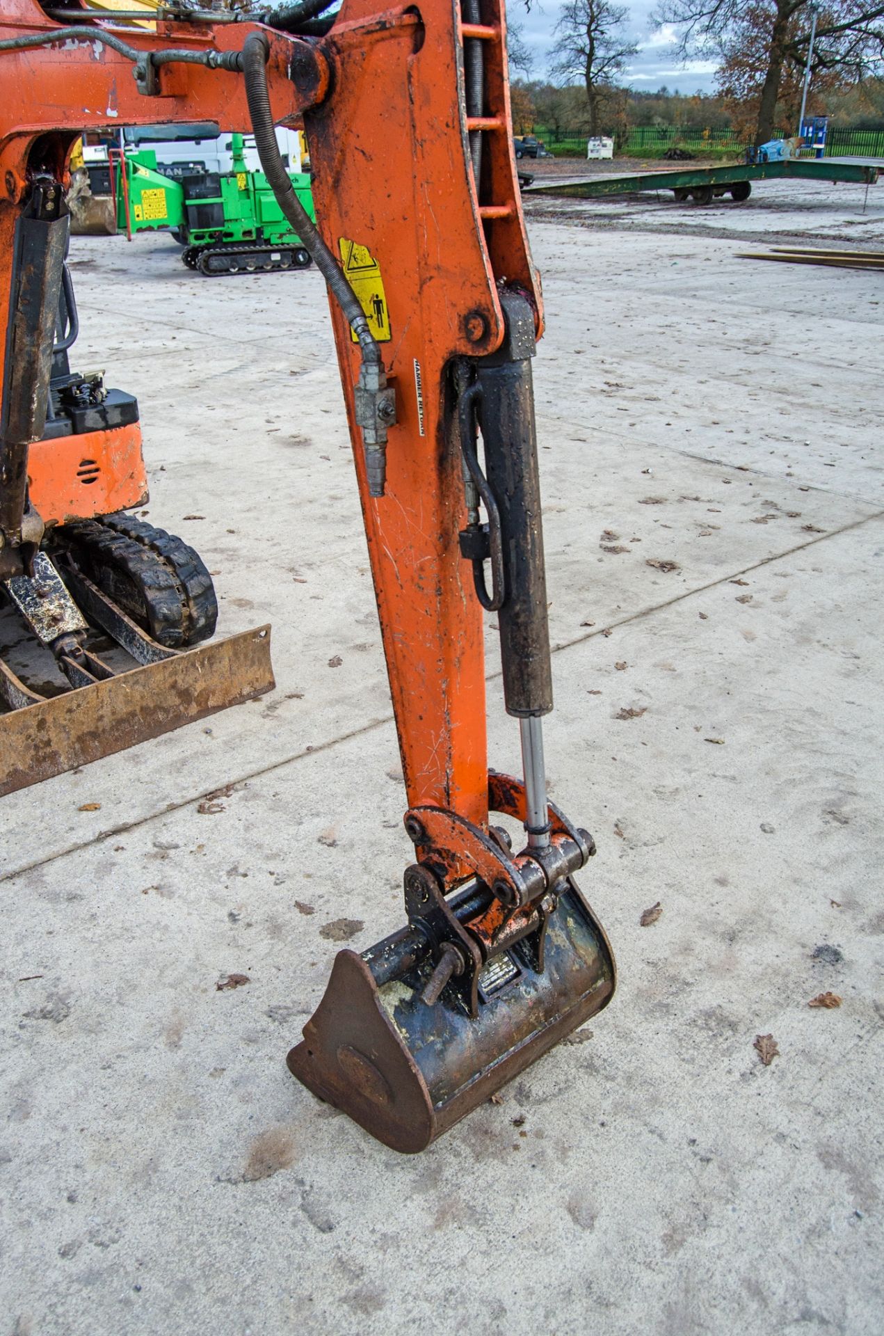 Hitachi Zaxis 19U 1.9 tonne rubber tracked mini excavator Year: 2017 S/N: P00031783 Recorded - Image 15 of 25