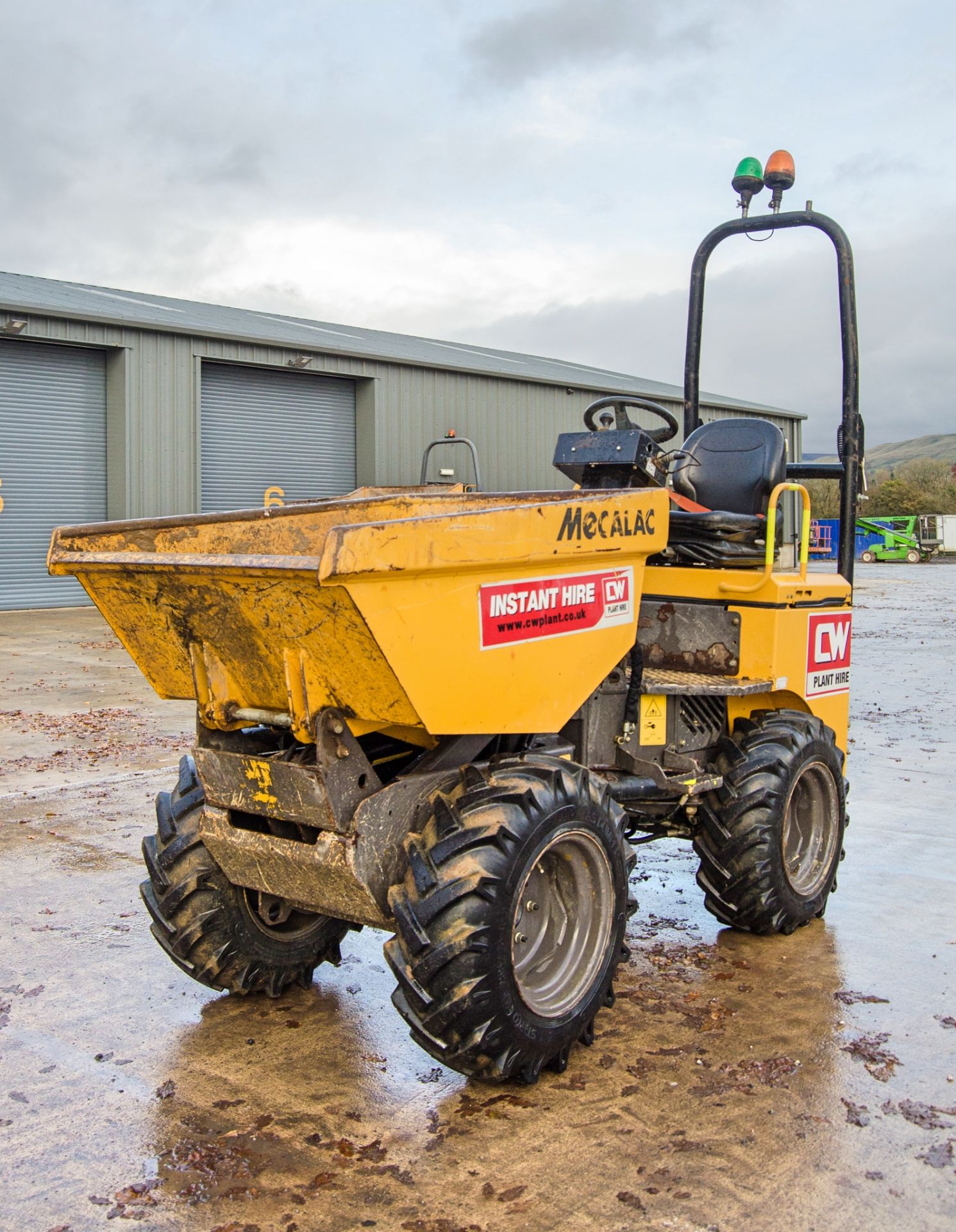 Mecalac TA1EH 1 tonne hi-tip dumper Year: 2018 S/N: 6015 Recorded Hours: Not displayed (Clock