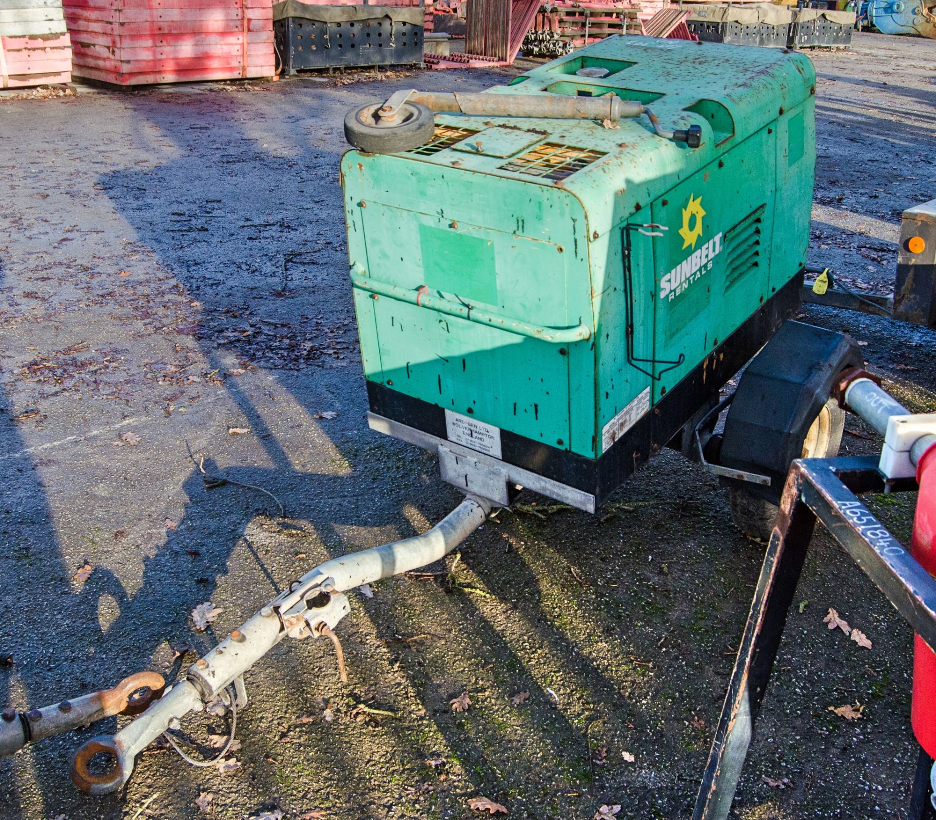 Arc Gen Weldmaker 300 AVC diesel driven fast tow welder/generator S/N: 1301807 Recorded hours: