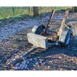 Single axle pedestrian roller trailer A658145