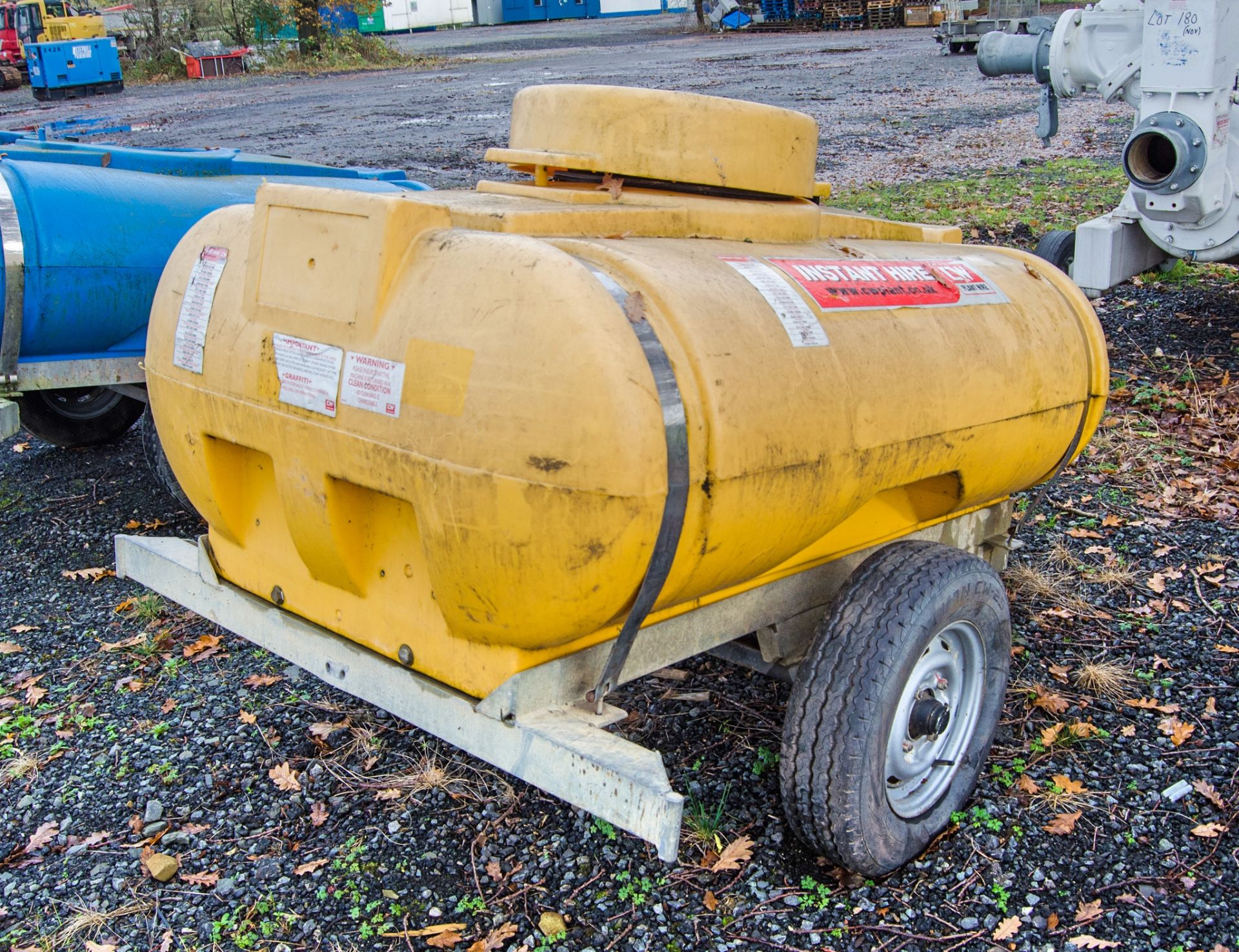 Trailer Engineering 1125 litre site tow water bowser CW85518 - Image 2 of 4