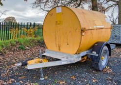 Trailer Engineering 2140 litre fast tow bunded fuel bowser c/w manual pump, delivery hose & nozzle