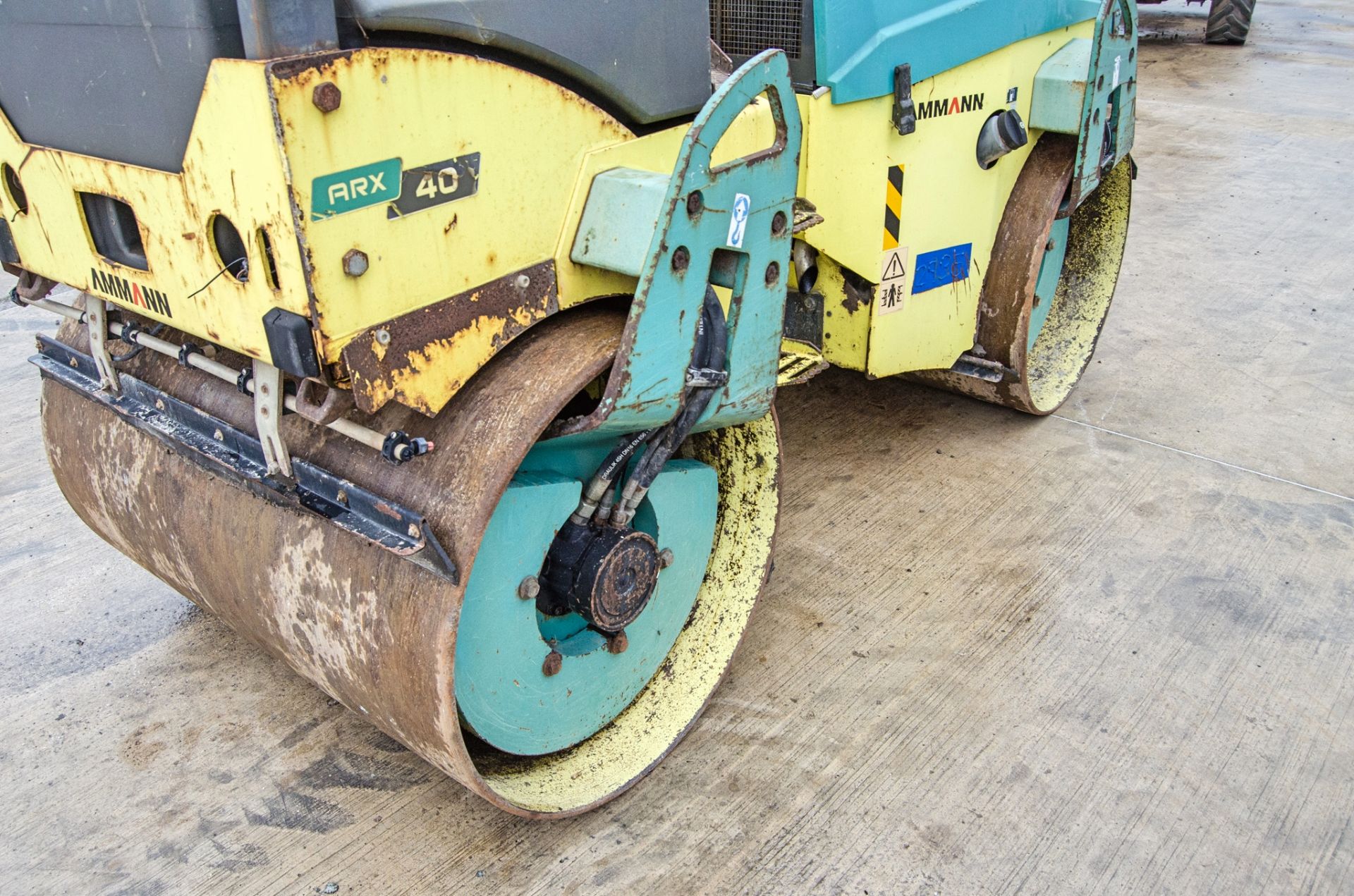 Ammann ARX40 tandem axle ride on roller Year: 2013 S/N: 40127 Recorded Hours: Not displayed (Clock - Image 11 of 18