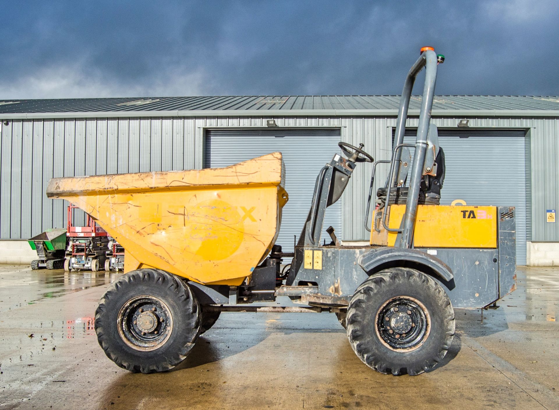 Terex TA3H 3 tonne straight skip dumper Year: 2015 S/N: FF1PC6648 Recorded Hours: 1892 Hydrostatic - Image 7 of 23