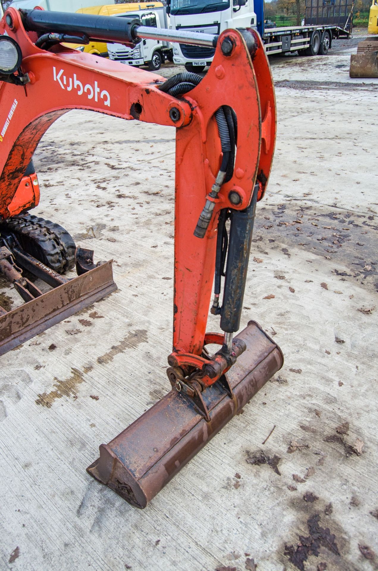 Kubota KX016-4 1.5 tonne rubber tracked mini excavator Year: 2014 S/N: 58176 Recorded Hours: 2059 - Image 15 of 24