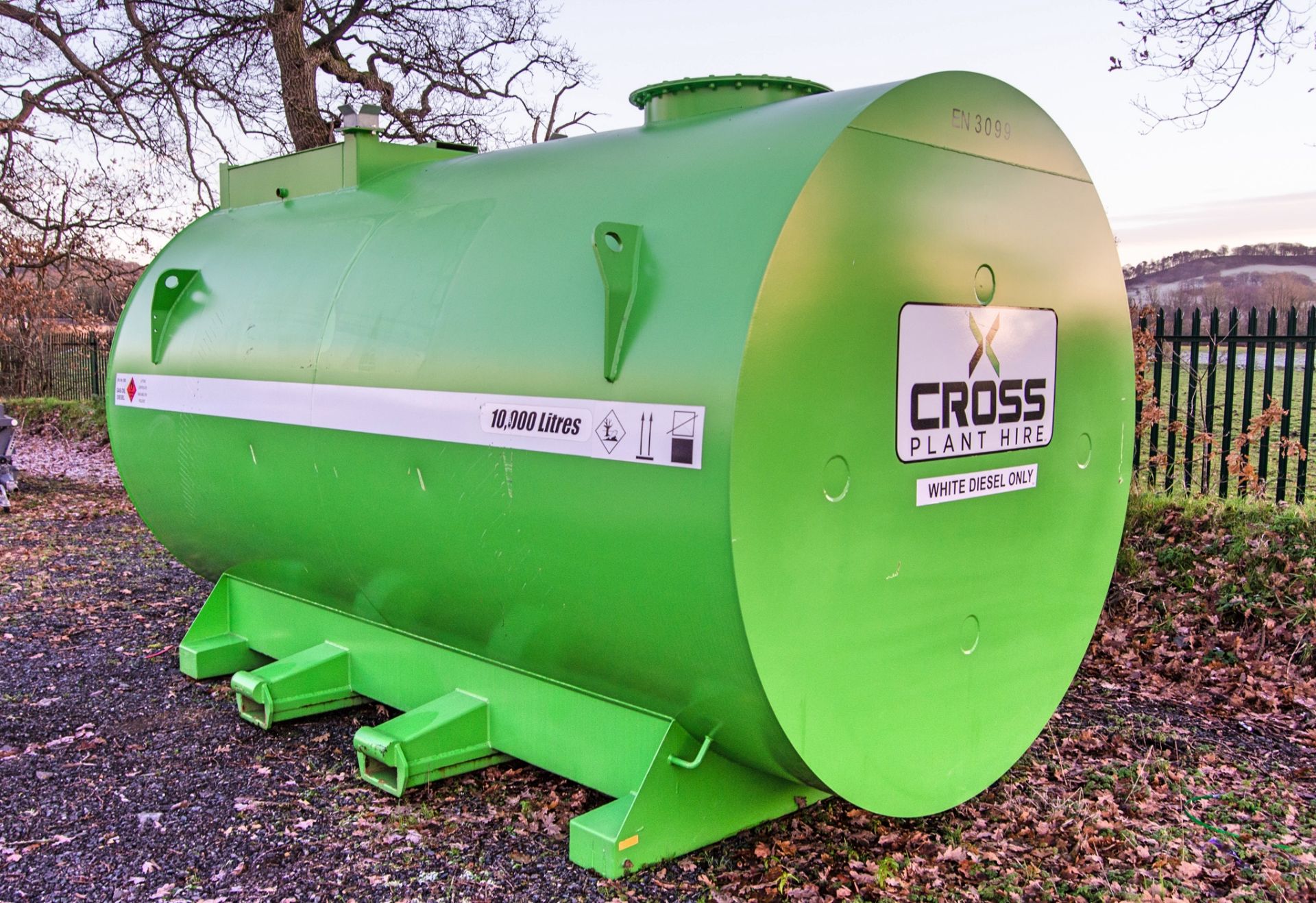 Cross Plant 10,000 litre bunded fuel bowser Year: 2021 S/N: 37659 c/w petrol driven fuel pump, - Image 2 of 4