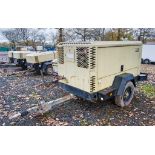 Doosan 7/120 diesel driven fast tow mobile air compressor Year: 2013 S/N: 659477 Recorded Hours: