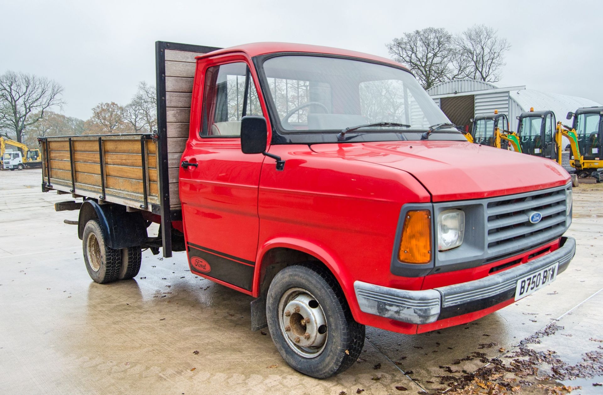 Ford Transit 2 litre petrol drop side pick up Registration Number: B750 BTW Date of Registration: - Image 2 of 29