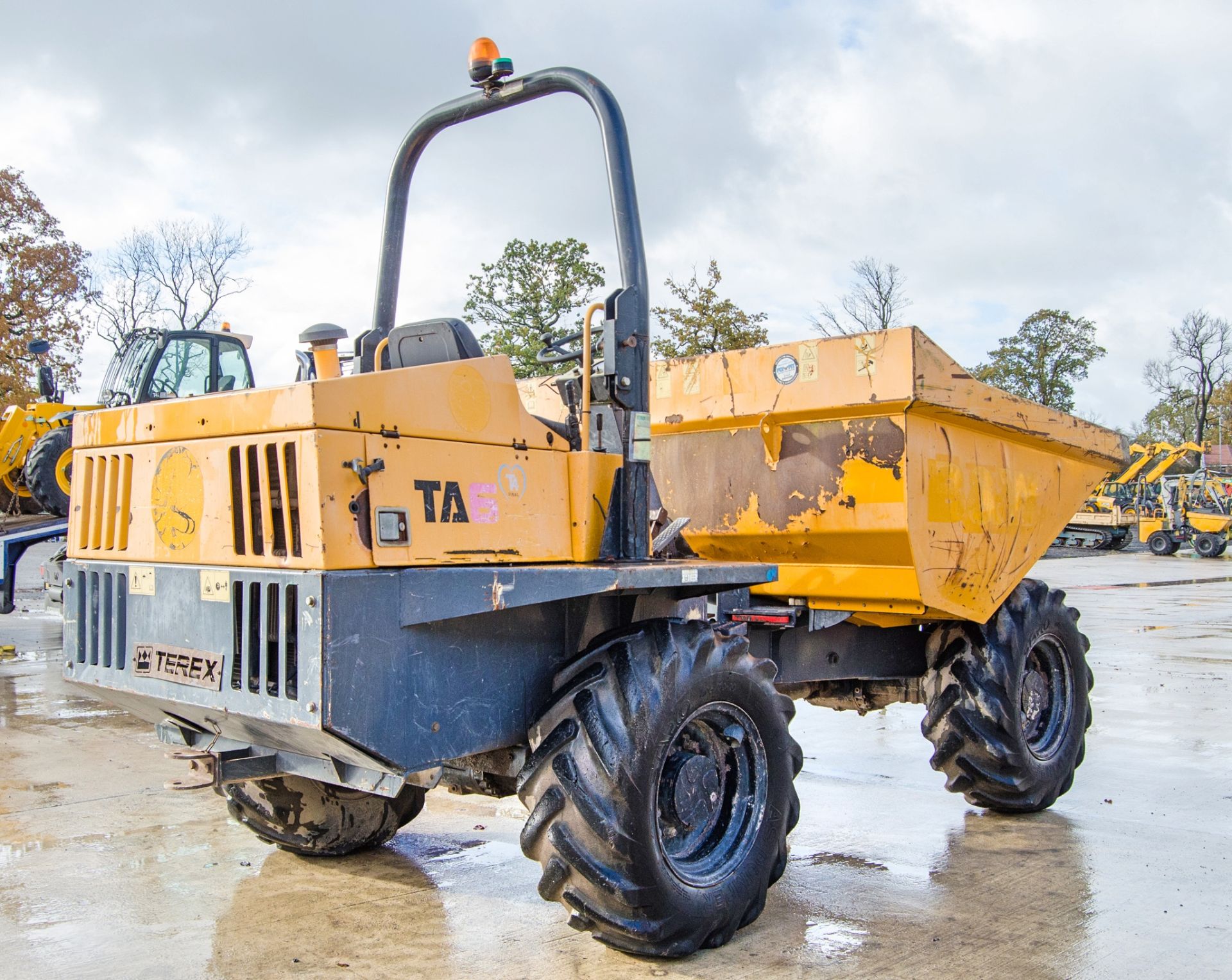 Terex TA6 6 tonne straight skip dumper Year: 2015 S/N:EF7PP7908 Recorded Hours: 2204 D2110 - Image 3 of 24