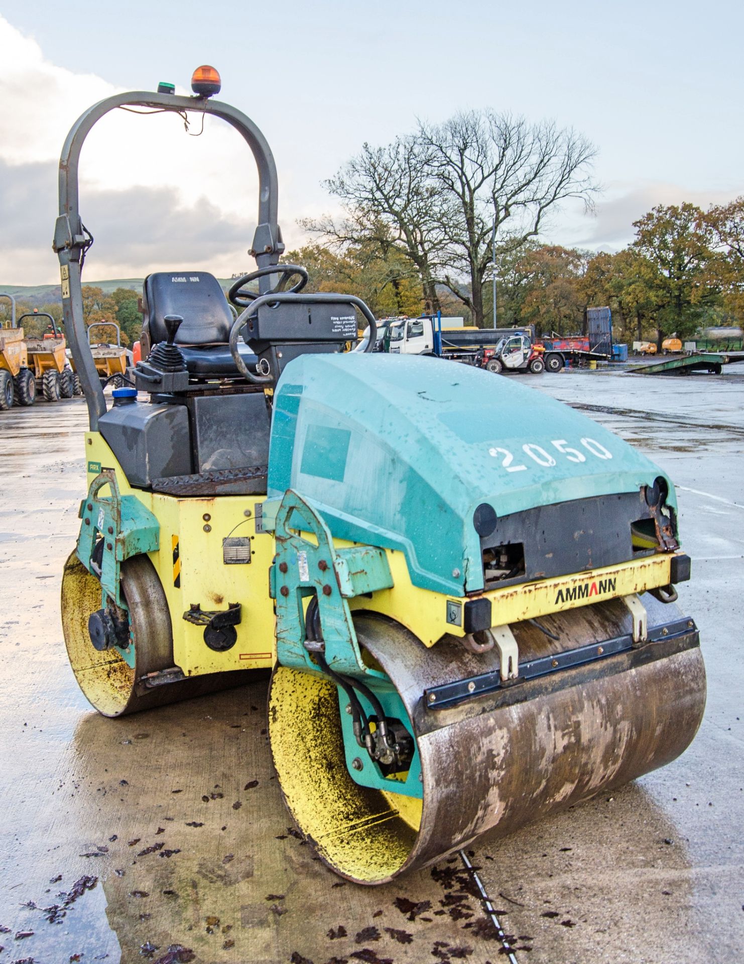 Ammann ARX26 double drum ride on roller Year: 2015 S/N: 6150216 Recorded Hours: 1125 2050 - Image 2 of 20