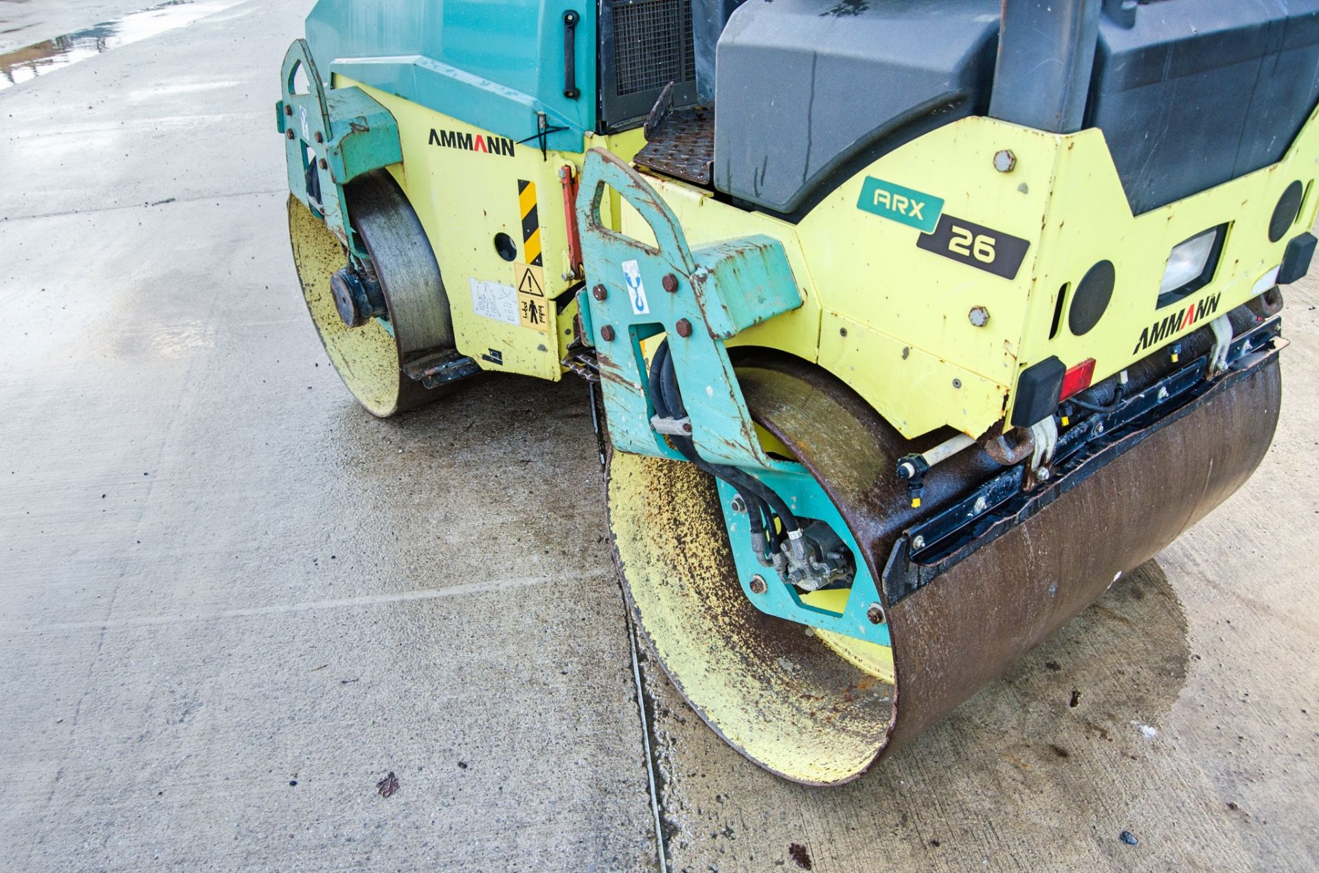 Ammann ARX26 double drum ride on roller Year: 2015 S/N: 6150216 Recorded Hours: 1125 2050 - Image 11 of 20