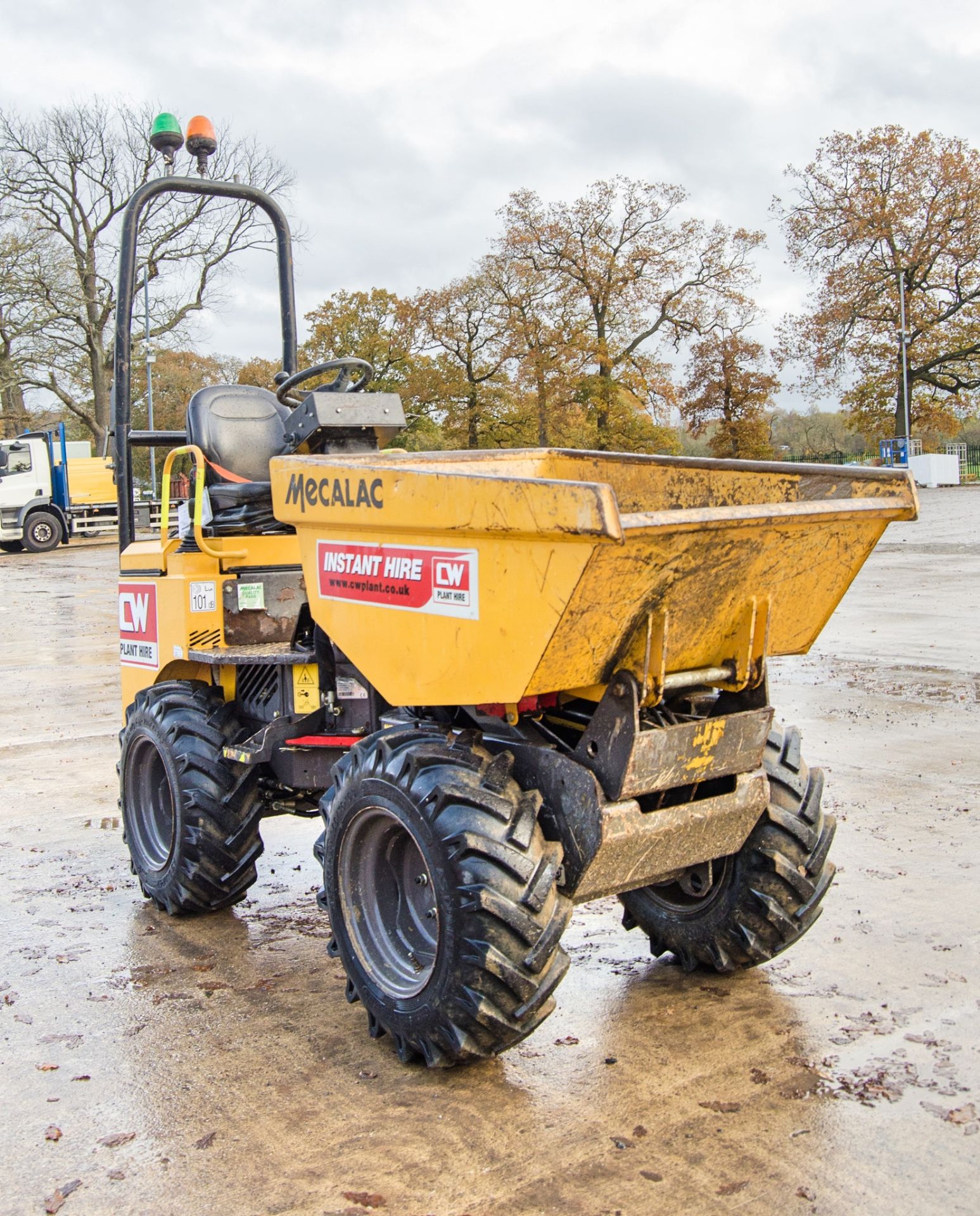 Mecalac TA1EH 1 tonne hi-tip dumper Year: 2018 S/N: 6015 Recorded Hours: Not displayed (Clock - Image 2 of 24