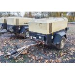 Doosan 7/41 diesel driven fast tow mobile air compressor Year: 2014 S/N: 432642 Recorded Hours:
