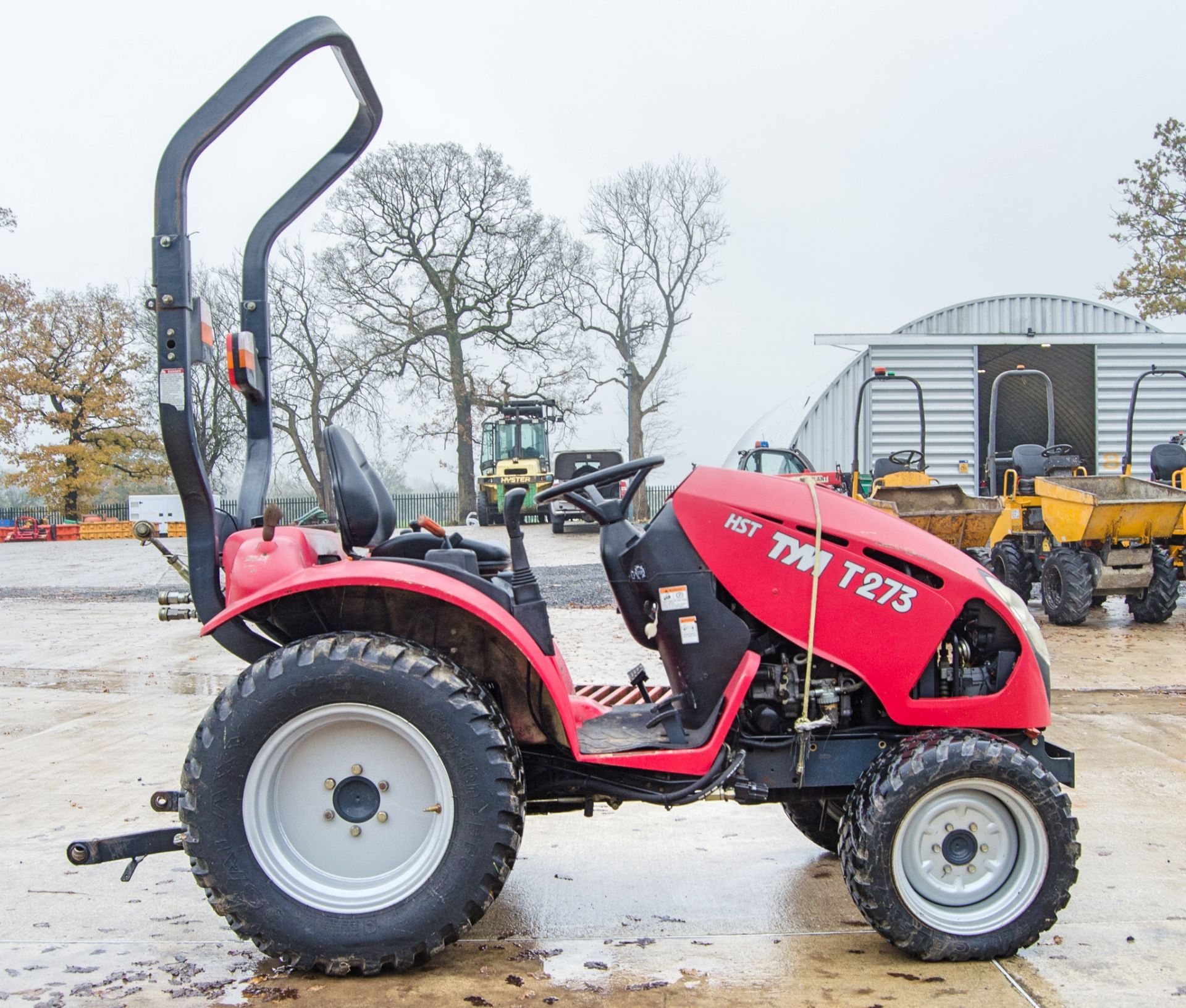 TYM T273 HST diesel driven compact tractor Recorded Hours: 54 (Clock suspected to be incorrect) - Image 8 of 22