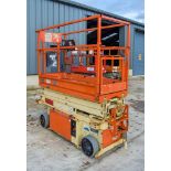 JLG 6RS battery electric scissor lift access platform Year: 2014 S/N: 16568 Recorded Hours: 256