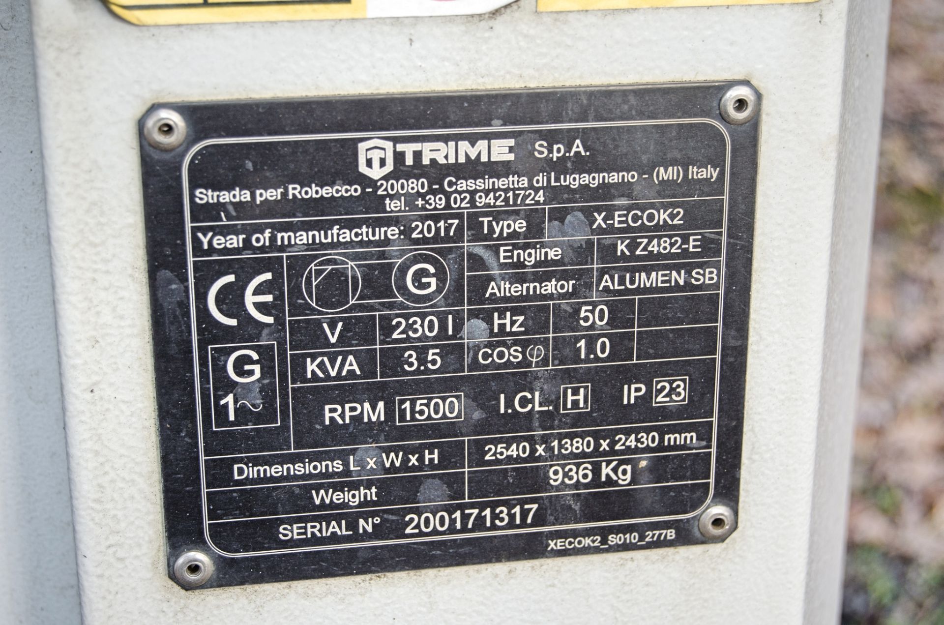 Trime X-ECOK2 diesel driven 6-head LED fast tow lighting tower Year: 2017 S/N: 200171317 Recorded - Image 9 of 9