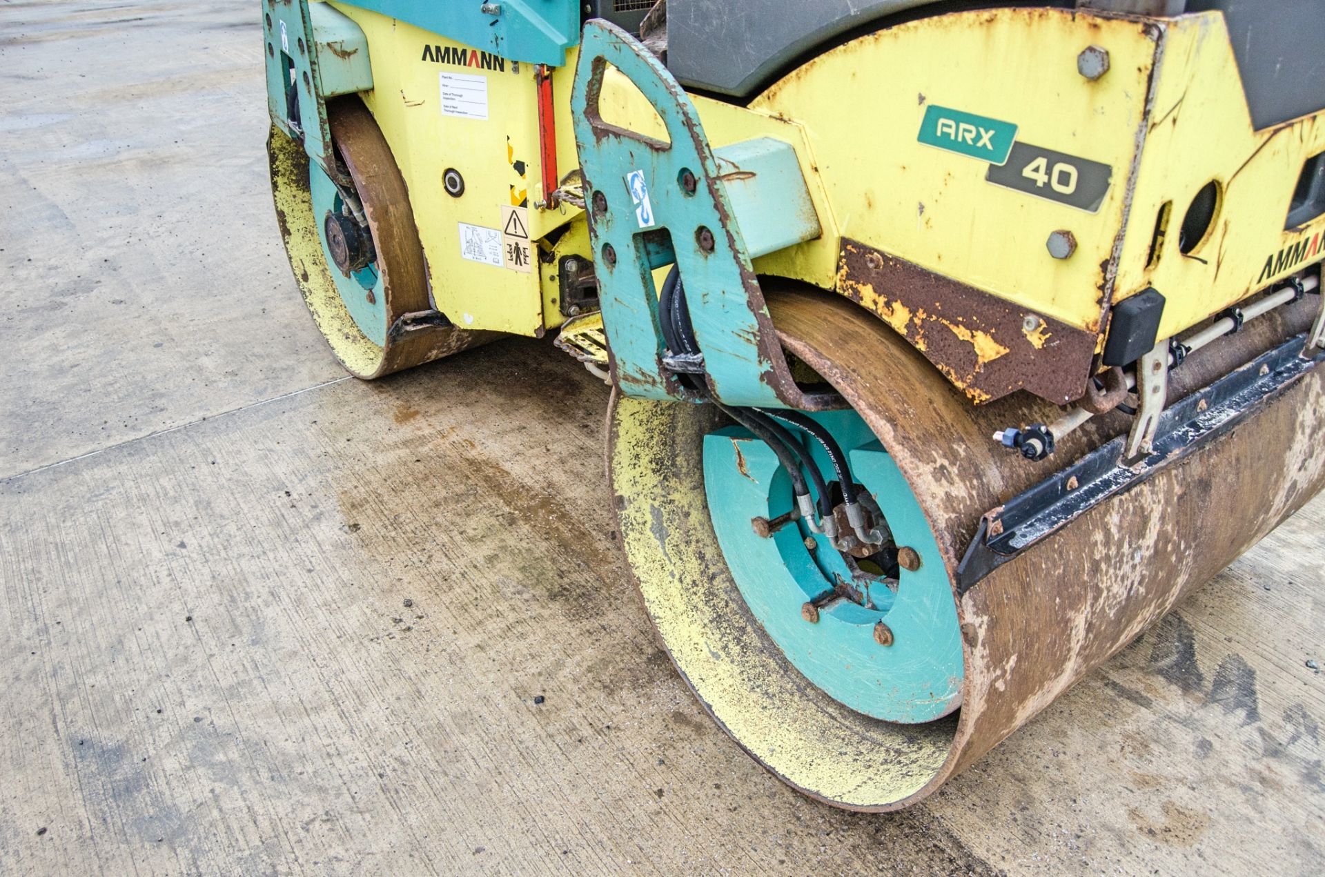 Ammann ARX40 tandem axle ride on roller Year: 2013 S/N: 40127 Recorded Hours: Not displayed (Clock - Image 12 of 18