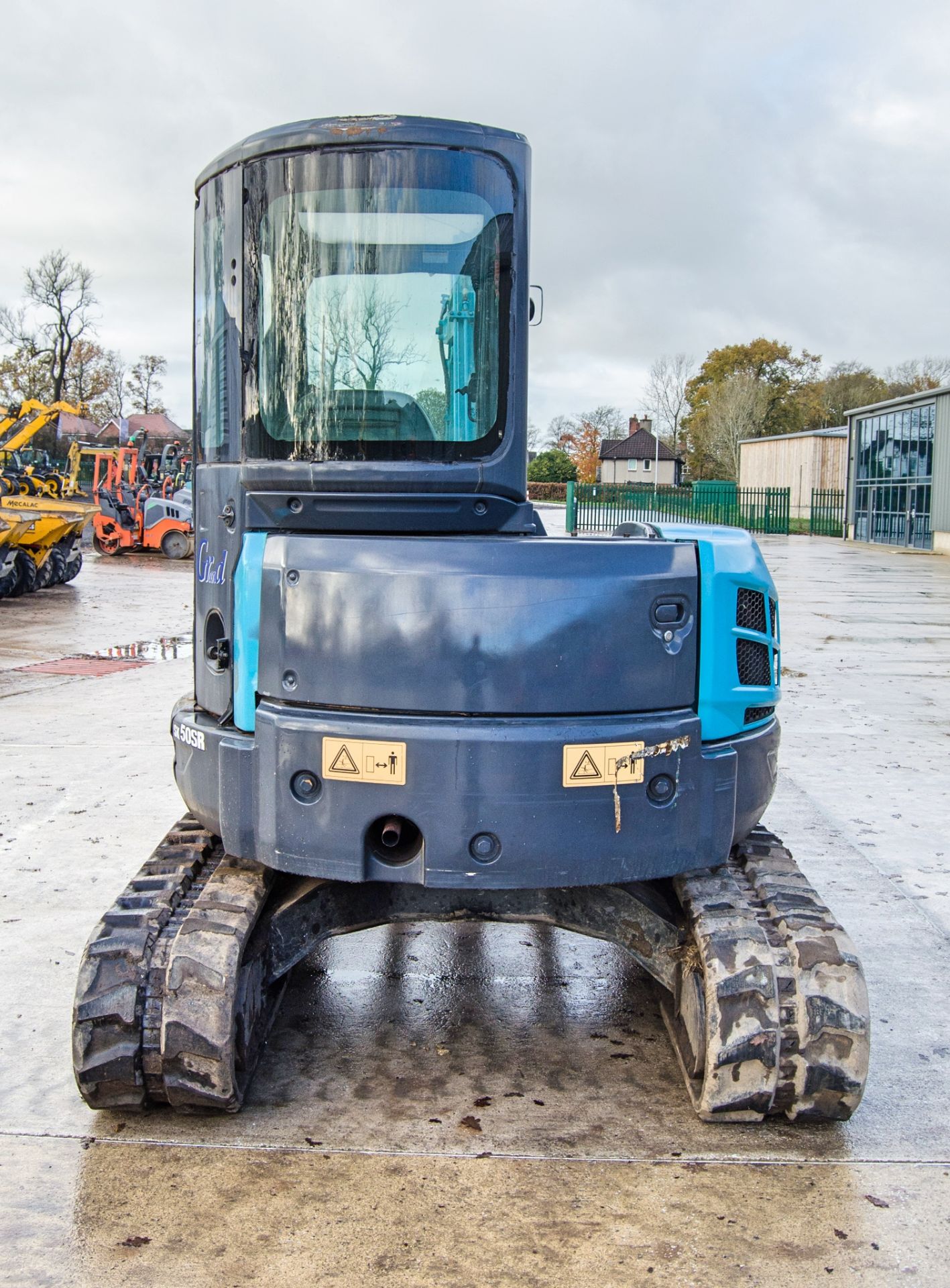 Kobelco SK50SR Grand 5 tonne rubber tracked excavator S/N: PJ06-08238 Recorded Hours: 2279 blade, - Image 6 of 24