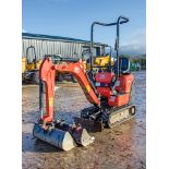 Kubota K008-3 0.8 tonne rubber tracked mini excavator Year: 2019 S/N: 31866 Recorded Hours: 1193