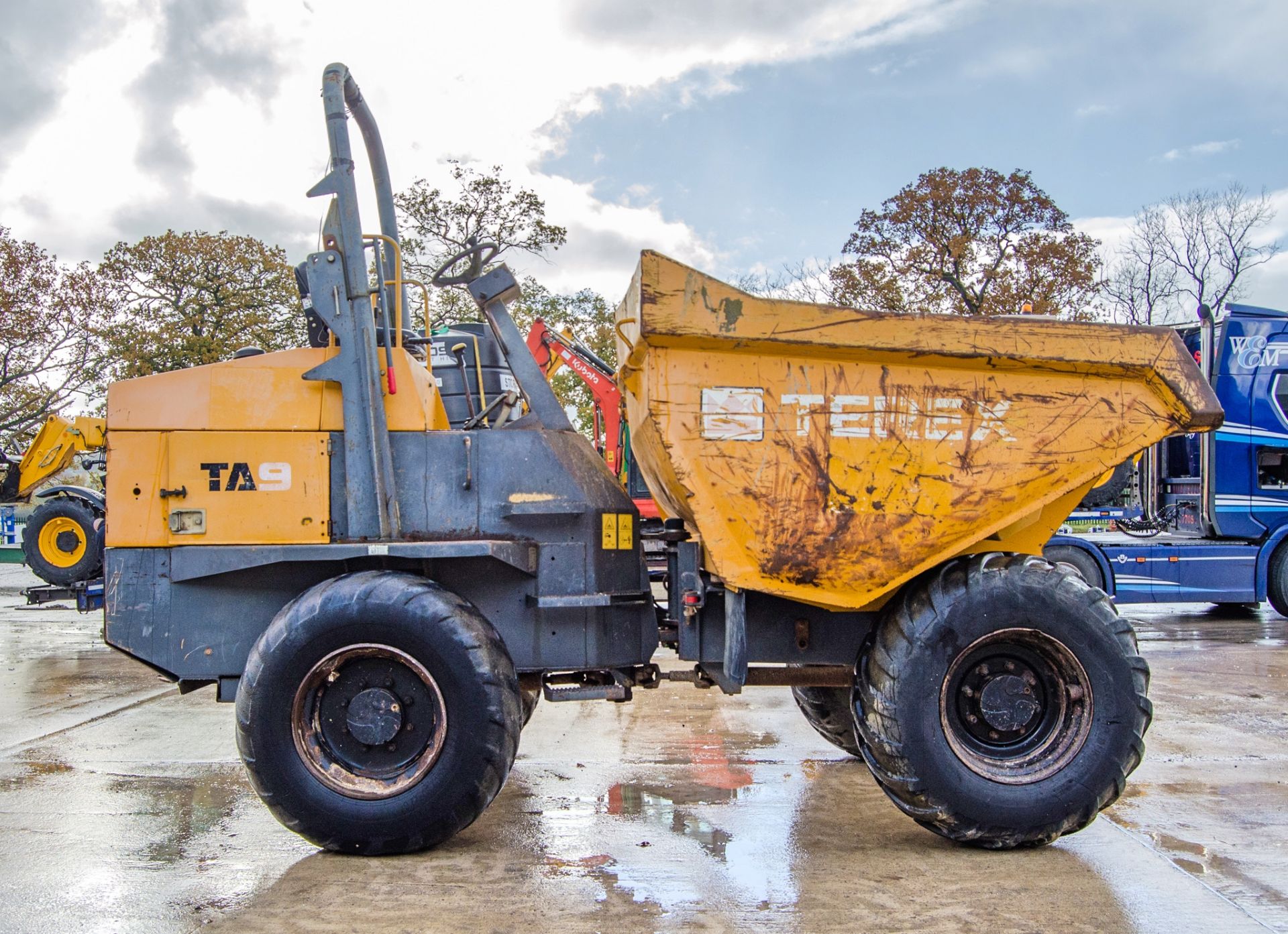 Terex TA9 9 tonne straight skip dumper Year: 2014 S/N: EE1PK5033 Recorded Hours: 3317 D1727 - Image 8 of 23