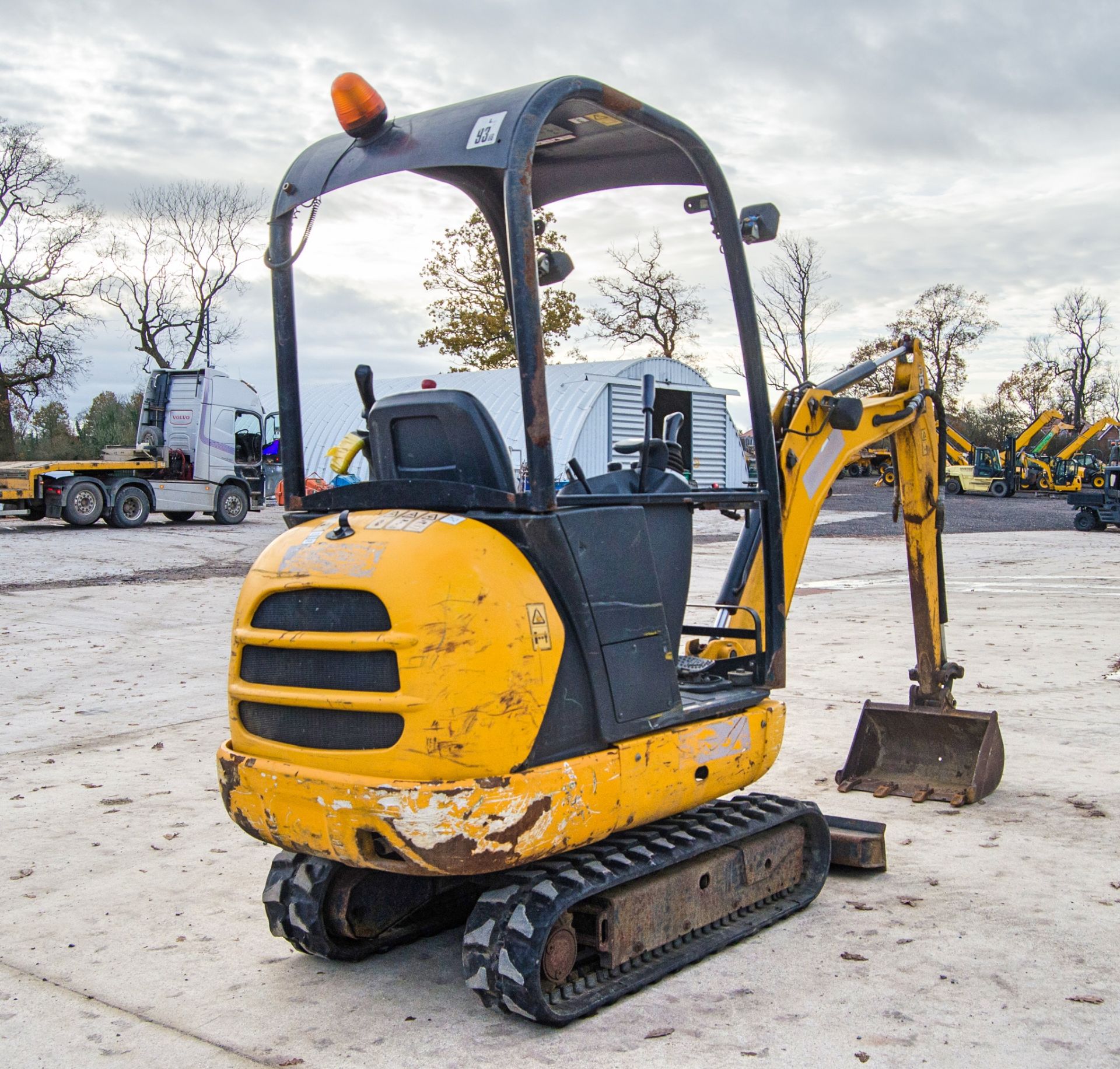 JCB 8016 1.5 tonne rubber tracked mini excavator Year: 2017 S/N: 2072019 Recorded Hours: 1796 blade, - Image 3 of 24