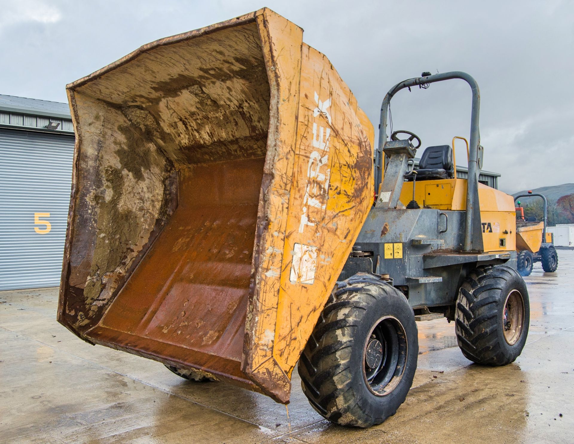 Terex TA9 9 tonne straight skip dumper Year: 2014 S/N: EE1PK5033 Recorded Hours: 3317 D1727 - Image 9 of 23